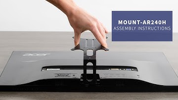 MOUNT-AR240H VESA Adapter for Compatible Acer and Viewsonic Monitors Assembly by VIVO