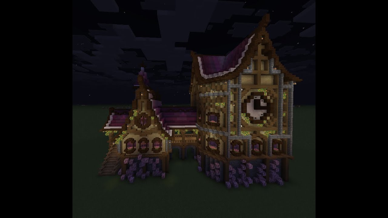 Minecraft Library Build (basic day-time show-off, no sound) - YouTube