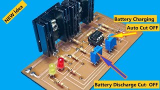 (NEW) Battery Processor - Battery Charging Auto Cut-Off - Battery Discharge Auto Cut-Off Circuit