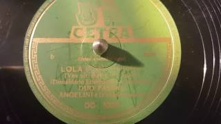 duo fasano - lola - 78 giri