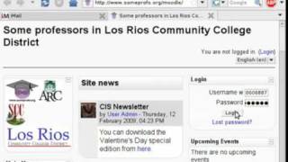Log in to Moodle at Someprofs.org