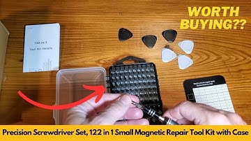 Precision Screwdriver Set Review, 122 in 1 Small Magnetic Repair Tool Kit with Case | Worth Buying?
