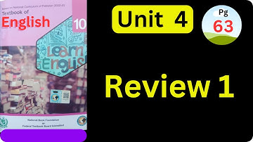 Class 10 English Book | Review 1 | national book foundation