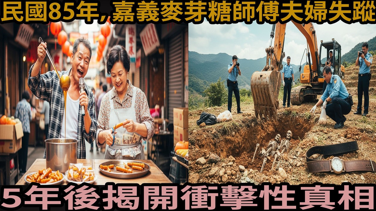 民國85年嘉義麥芽糖師傅夫婦失蹤案... 5年後揭開的衝擊性真相ㅣ驚悚故事ㅣ好看的小說 | 懸疑案件 | 失蹤案件