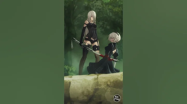 9S was too late 😭💔 - His voice when he saw A2 killing 2B - Nier Automata #nierautomata