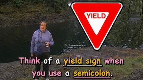 How to Use a Semicolon in a Compound Sentence | A Simple Waterside Introduction from Marie