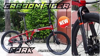 Installing A Carbon Fiber Fork On A Folding Bike Mountainpeak Star Upgrade