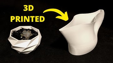 Geometric Planter and Watering Can 3D Printing TimeLapse - Ender 3 V2