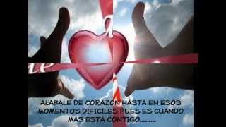 Video thumbnail of "YO LE ALABO DE CORAZON (Miniserio Israel La Fuerza de Dios)"