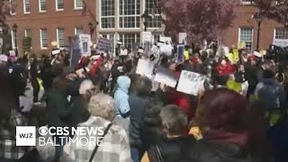 Demonstrators attempt to stop cuts to Maryland's Developmental Disabilities Administration