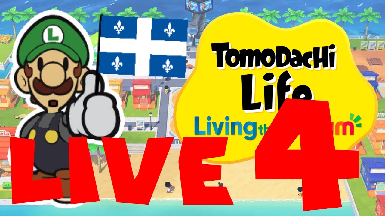 LIVE Tomodachi Life mais c'est juste des célébritées Québecoises (cat)