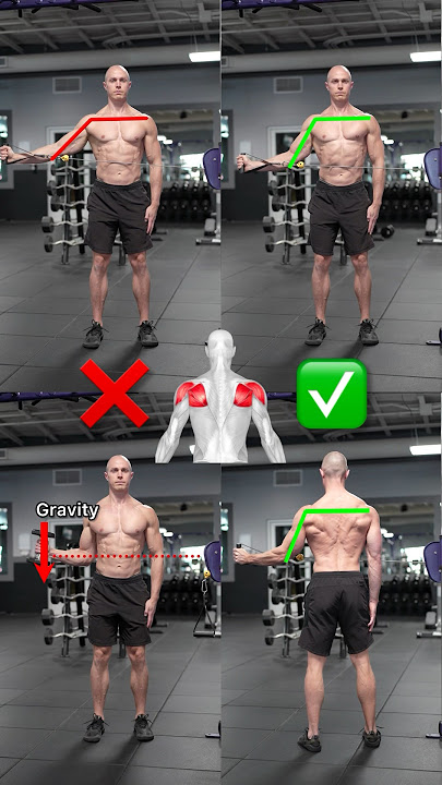 Cable external rotation! Target muscles: infraspinatus, posterior deltoid & teres minor