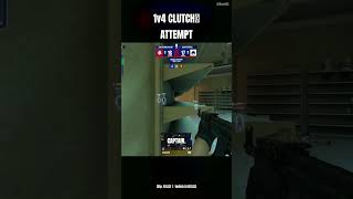 magixx in a 1v4 clutch with bomb planted. One of the wildest rounds. #Shorts #CS2