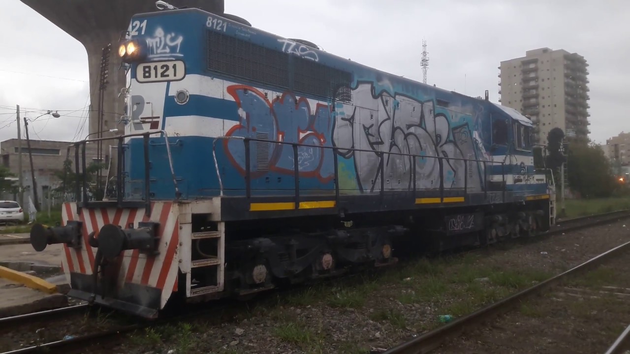 GP38 BRIAN 8121 liviana llegando a Caseros !! 04-05-18