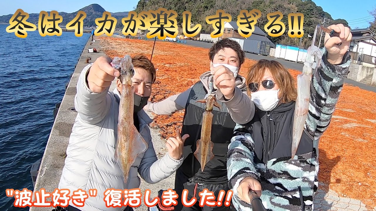 伊根 この冬絶好調の日本海ヤリイカ エギング Youtube