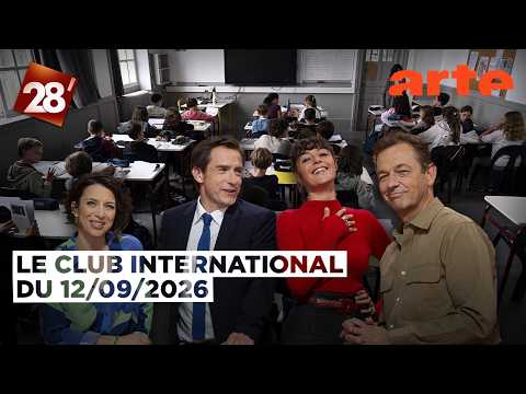 Rapport PISA, sanctions contre Israël, Ratko Mladić... : Le Club international | 28 minutes | ARTE
