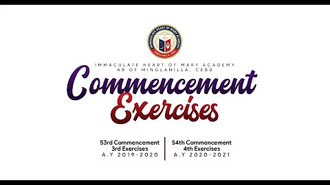 Grade 12 ABM - A  | Graduation | IHMA Commencement Exercises 2020-2021 | May 27, 2021
