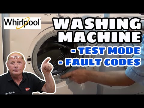 Whirlpool Washing Machine Fault & Diagnostic Test Mode To Find Your Error Codes