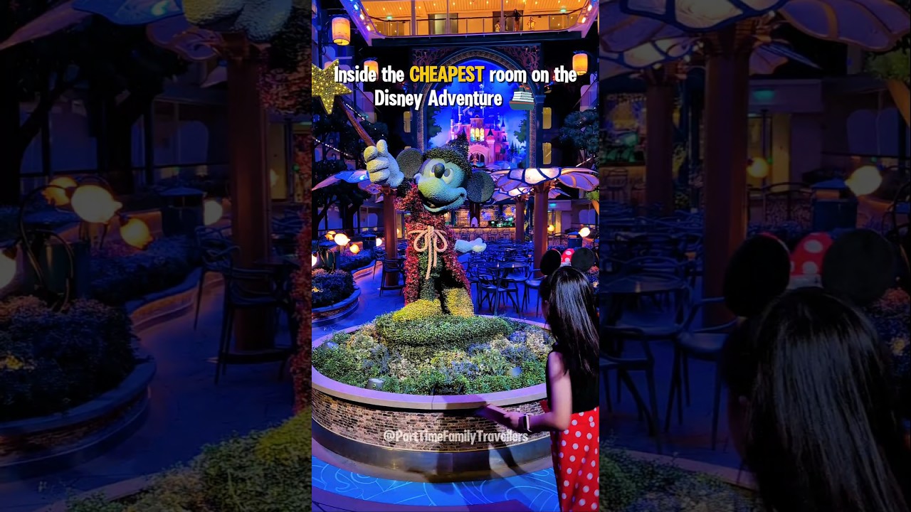 Inside the CHEAPEST Room on Disney Adventure Cruise! 🚢✨ Is the Interior Stateroom worth it?