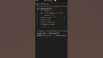 Recursive Brilliance: Python Factorial Function Unleashed!