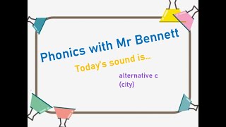 Information Phase 5 Phonics alternative c (city) News