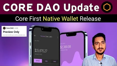 CORE DAO New Update | Core Element Wallet | Core List on CoinGecko