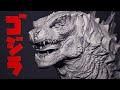 Sculpting Godzilla from A Sphere in ZBrush - Timelapse