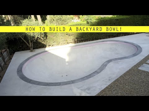 TIMELAPSE BUILDING A BACKYARD BOWL by Sbinjes