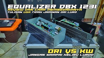 cara membedakan equalizer DBX 1231 ORI VS KW | review dbx 1231