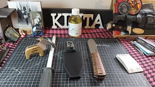 Chaira FLAKSA y aceite para madera TRIXIG. ¿Funcionará con CUCHILLOS?