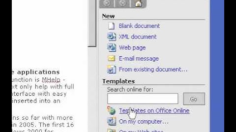 Microsoft Office Word 2003 Create multiple Web pages from multiple existing Word documents