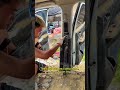 Cleaning car