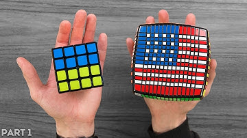 Flags of all countries on the Rubik