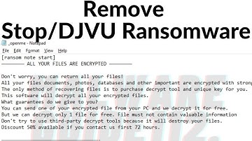 Remove Stop/DJVU Ransomware - MalwareGuide112