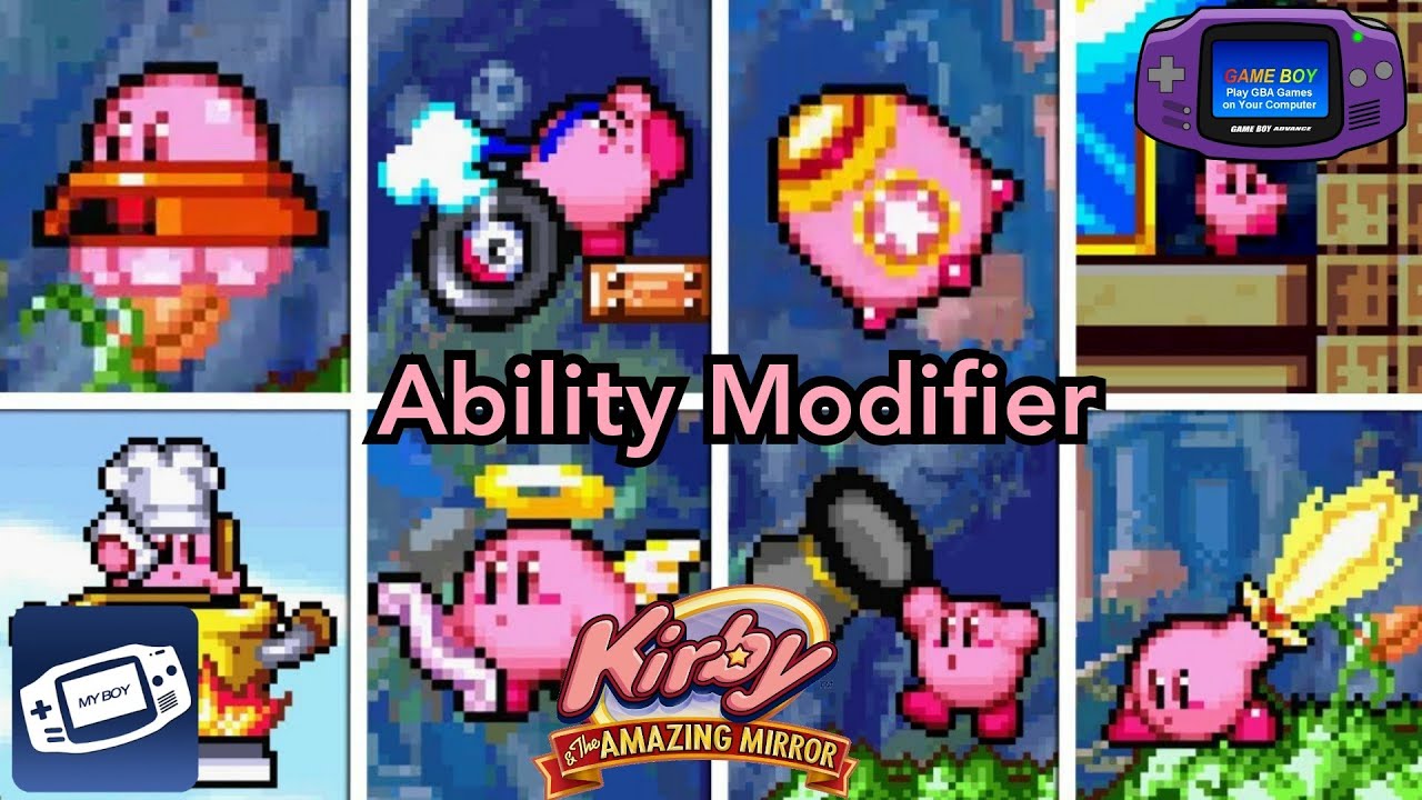 Kirby & The Amazing Mirror - Ability Modifier  - The  Independent Video Game Community