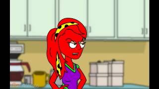 Evil Barney Calls His Mom Grandma And Gets Grounded