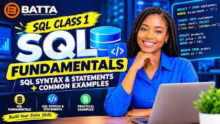 SQL TUTORIAL - THE FUNDAMENTALS - SQL STATEMENT/SQL SYNTAX