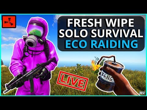 Fresh Wipe SOLO Survival!! Let's Build and Eco-RAID?!!! LIVE - Fresh Wipe SOLO Survival!! Let's Build and Eco-RAID?!!! LIVE