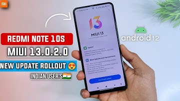 Redmi Note 10S MIUI 13.0.2.0 With Android 12  New Update Release | MIUI 13 First Look