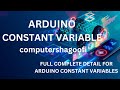 computershagoofi| CONSTANT IN ARDUINO| IOT |EASY LEARN
