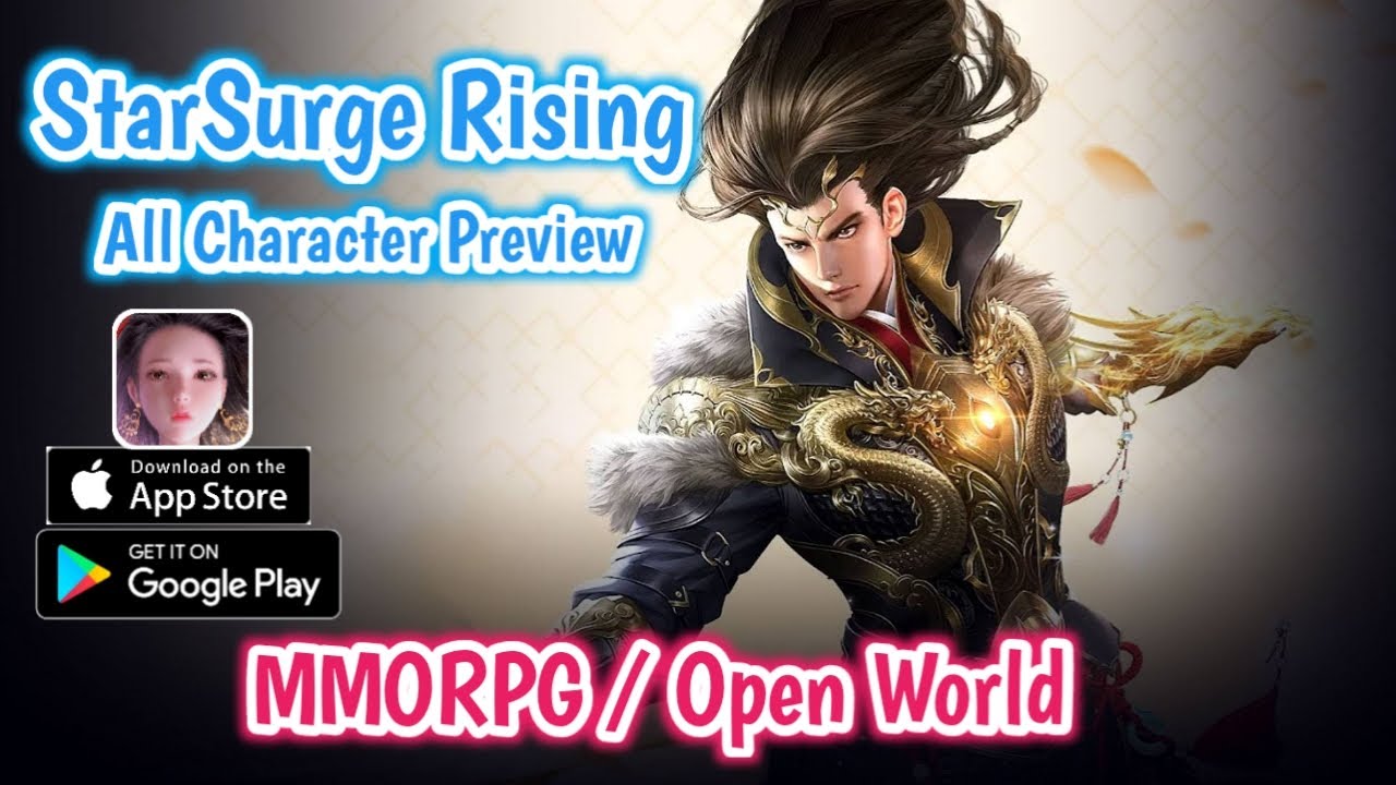 Starsurge Rising - All Character Preview MMORPG | Open World Gameplay ...