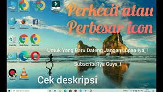 cara memperbesar atau memperkecil icon software atau aplikasi di komputer screenshot 5