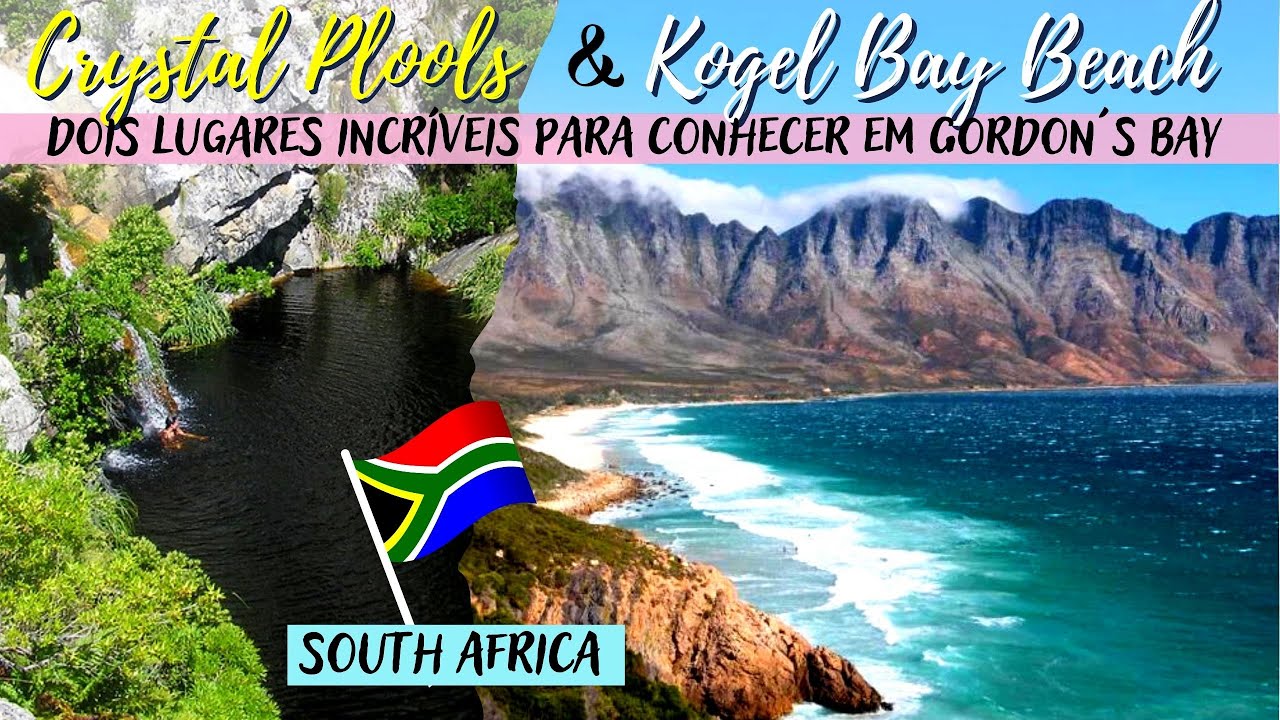 CRYSTAL POOLS  E  KOGEL BAY  BEACH EM CAPE TOWN 