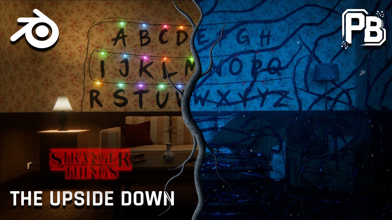 Turn Any Scene Into the Upside Down | Blender Tutorial