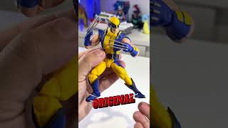 ORIGINAL VS CUSTOM #actionfigures #marvellegends #marvel #spiderman #xmen #customheadlamp