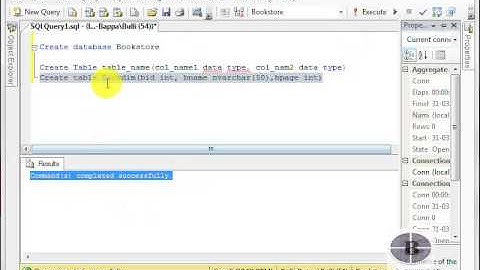 Microsoft SQL Tutorial for the Beginners - How to create Table and Columns in a SQL Database