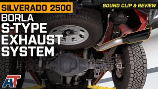 2020-2024 Silverado 2500 Borla S-Type Single Exhaust System; Side Exit Review & Sound Clip