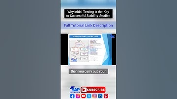 Why Initial Testing is the Key to Successful Stability Studies | SAP QM | SAP Tutorial For Free