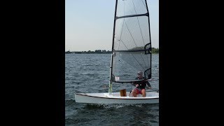 Viola 14 Sailing Canoe with a stable planing dinghy hullform. DIY