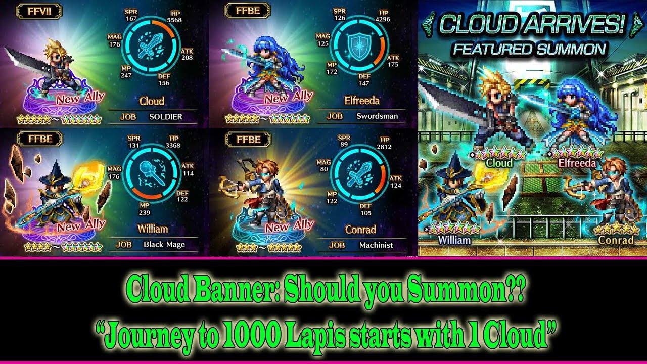 Ff Be Cloud Banner Should You Summon 286 Youtube